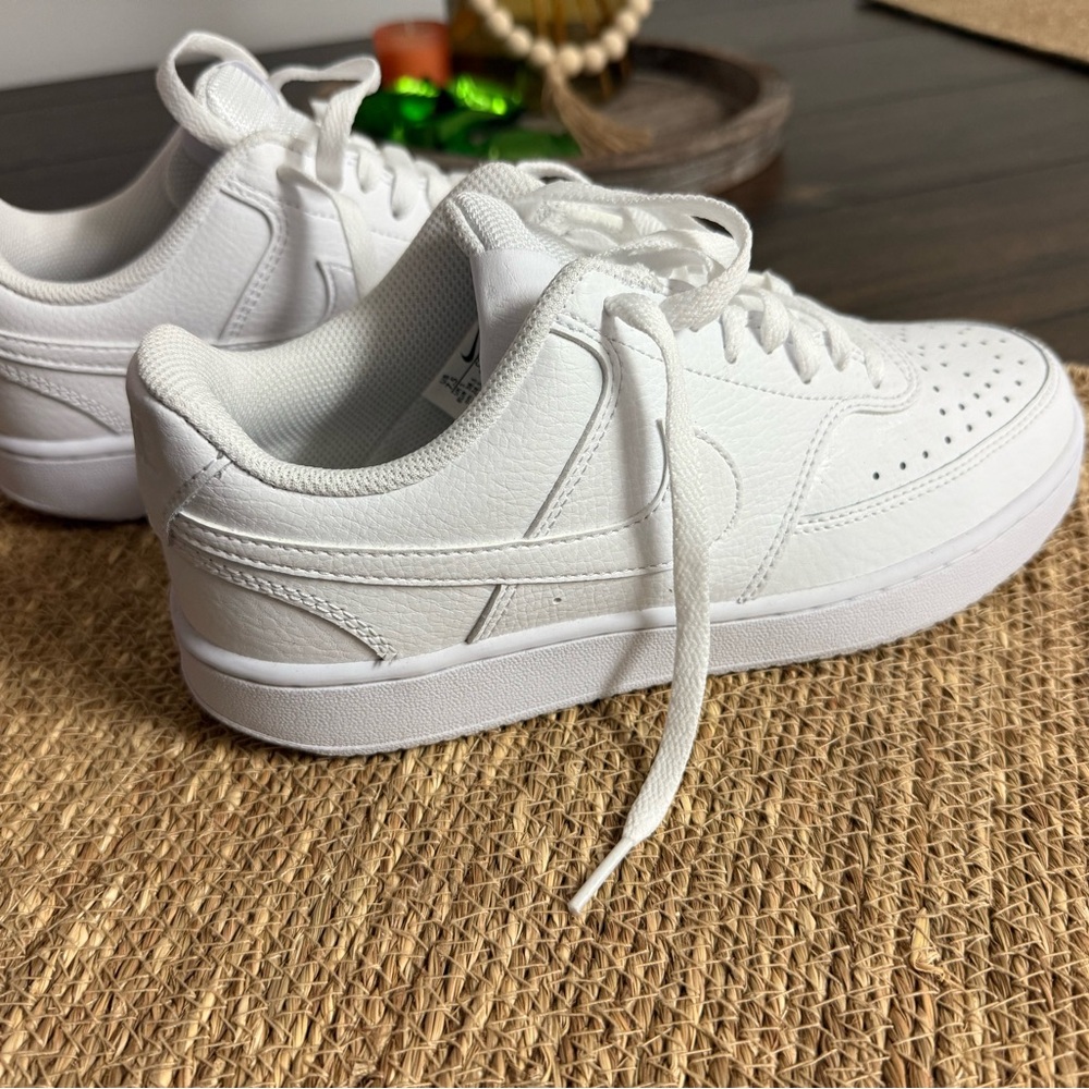Nike White Mesh Sneakers worn 1 time